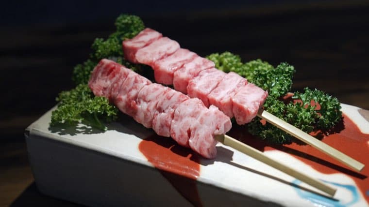炭火焼肉Mujo- 炭火焼き牛串