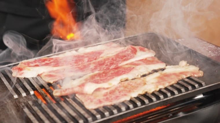 大衆焼肉ホルモン やまだ 三田和牛炙り焼き